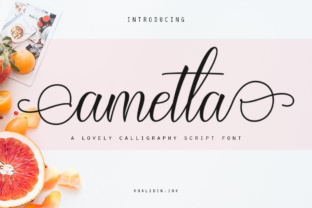 Ametta Script: A Modern Calligraphy Typeface