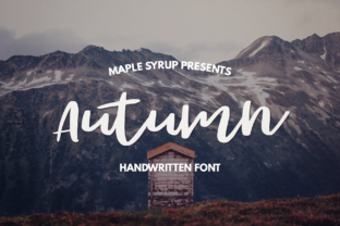 Autumn Script: A Modern Handwritten Font for Seasonal Designs