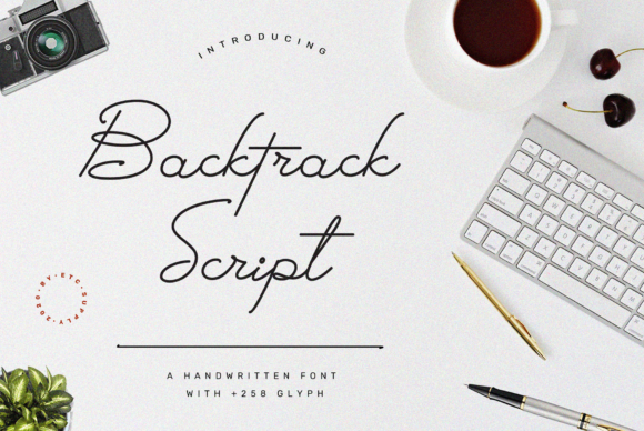 Backtrack Script: The Handwritten Font for Modern Brands