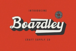 Boardley Script: A Layered Typeface for Bold Branding