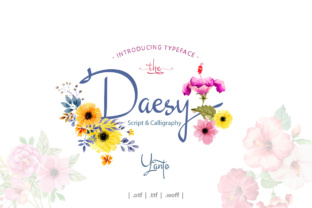 Daesy Script: A Classic Calligraphic Font for Modern Designers