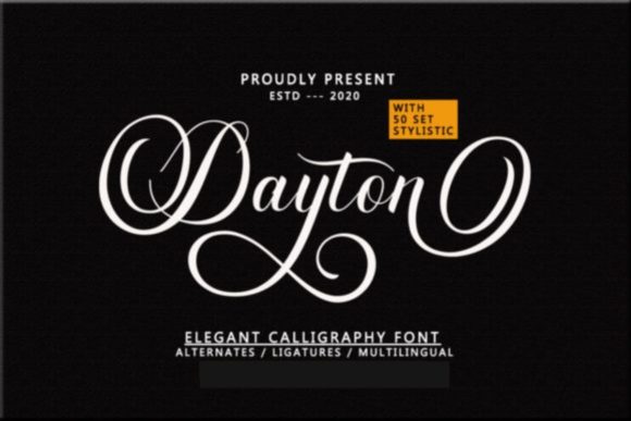 Dayton Script: An Elegant Typeface for Handwritten Flair