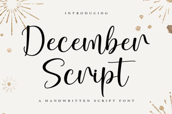 December Script: A Sweet, Delicate Handwritten Font