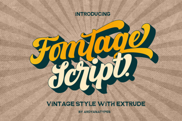 Fomtage Script: The Ultimate Playful Vintage Vibe