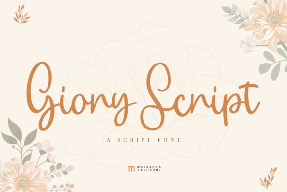 Giory Script: Crafting Visual Sophistication