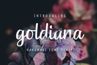 Goldiana Script: Elevate Your Projects with Handwritten Elegance