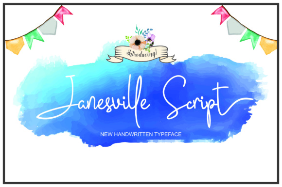 Janesville Script: Where Classic Elegance Meets Handwritten Charm