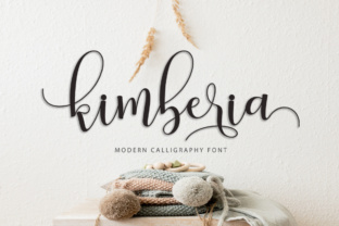 Kimberia Script: A Modern Calligraphy Typeface for Elegant Designs