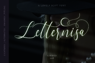 Letternisa Script: Your Go-To for Elegant, Modern Design