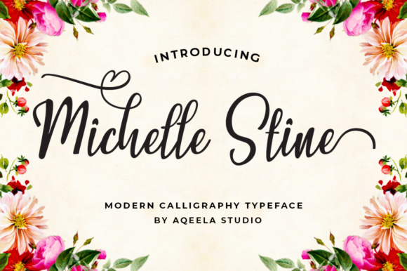 Michelle Stine Script: A Dance of Elegance for Your Designs