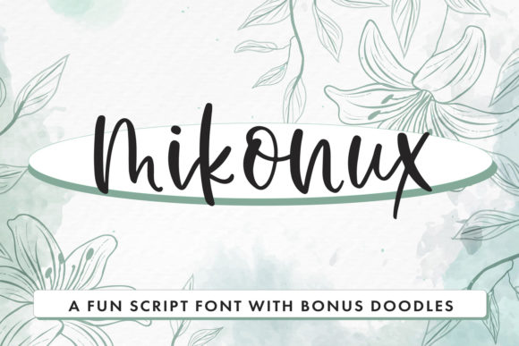 Mikonux: A Fun Script with Doodles for Authentic Design