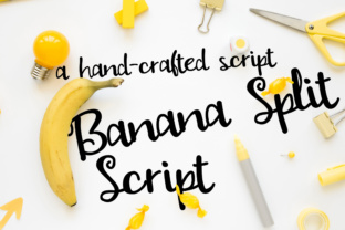PN Banana Split Script: A Fresh Take on Handwritten Fonts