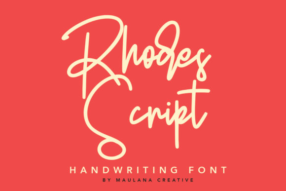 Rhodes Script: Where Elegance Meets Everyday Design