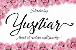 Yusniar Script: Your Key to Elegant, Modern Design